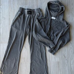 Talentless Gray Hoodie and Pants Set